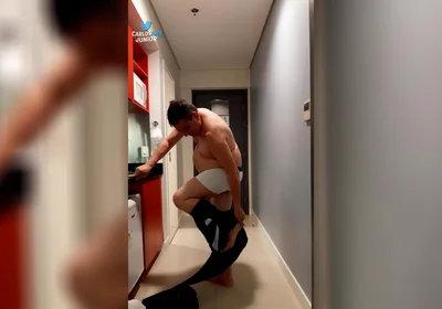 Hot Daddy Getting Naked