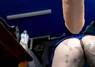 Sissy Crossdresser with a Tattooed Ass Hole