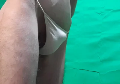 Skin Colored G-string Try on