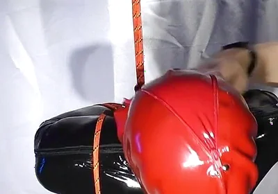 Nicky Latex Doll Gagged and Roped