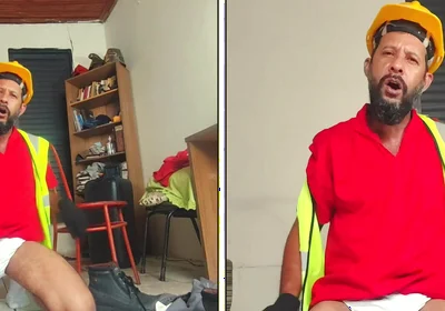 White Underwear - Worker (double Camera)