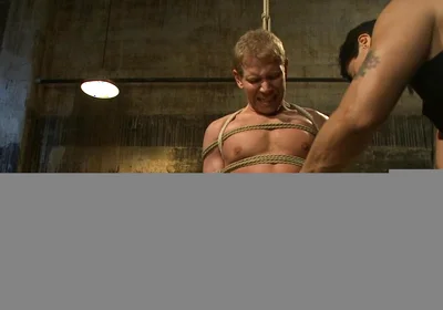 Captured Dock Worker Gets Jacked up by Two Perverts