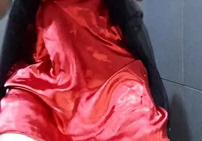 Cum Inside Satin Silk Lining From Beautiful Dress