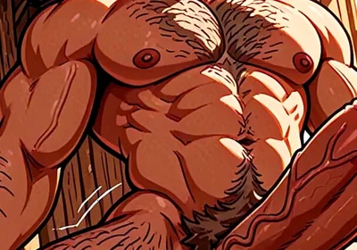 Horny Ai Men Nude Cumming