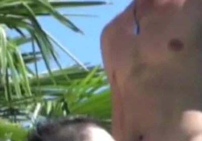 Jimy and Sunny fucking outdoor in the exhib garden