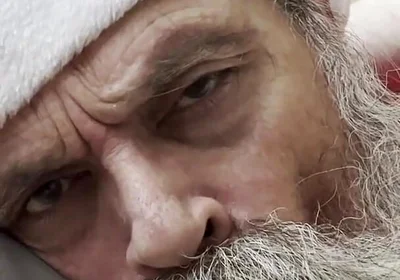 Grandpa Santa Bear Worships Cock