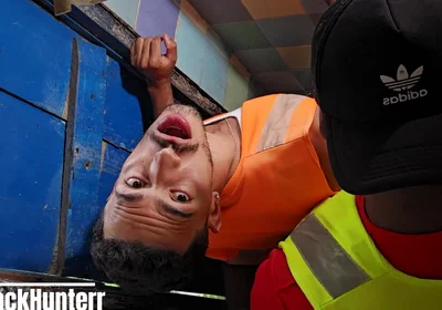 Two Employees Making Out in the Bathroom