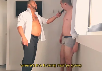 Bearzinho Black - the Debt Collector’s Bondage Interrogation