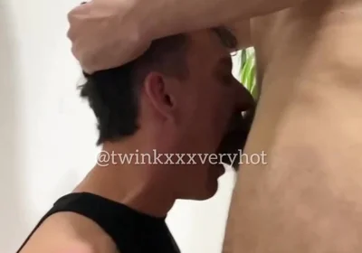 Swallowing My Rich Master's Cock