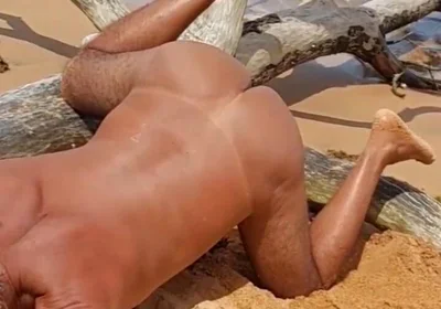 Ladysilva Gay Porn on the Naughty Beach Wanting to Cock in the Ass