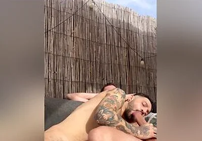 Tim Kruger Breeds Me Deep On A Rooftop & Feeds Me His Load