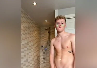 Hot Twink Jerksoff After Football