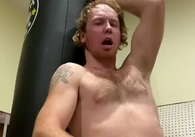 Gym Bro Jerk Off Breath Play