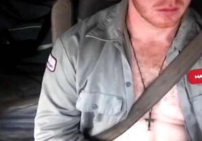 Ginger Trucker Jerks While He Drives - Thor Johnson