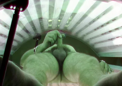 Czech Gay Solarium 19 Hairy Twink Takes Himself to the Next Level