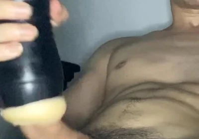 Straight Boy Show His Ass and Playing with Fleshlight