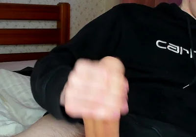 Alone in Dorm 18yo Edges to Shaking Orgasm