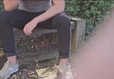 Random Hetero Married Guy At The Park Accepts My Offer And Tries His First Gay Blowjob At His Lunch - Guy Park