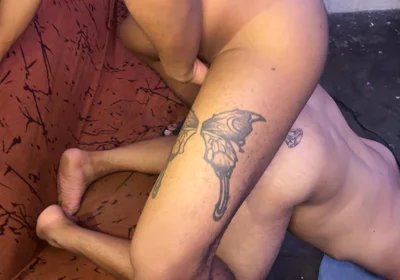 Tattooed Fucks Me in His Furniture