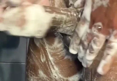 I Love It When Its More Slippery, Playing with My Cock in the Shower for All U Sexy Humans