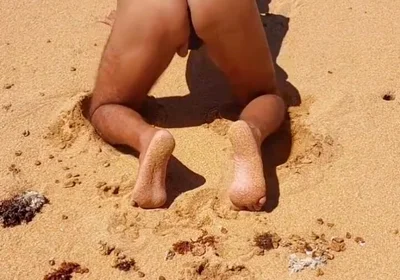 Ladysilva Shemale on the Beach What a Hot Ass in Bikini