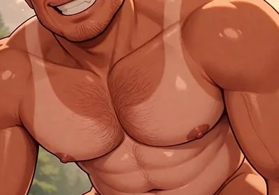 Handsome Erect Hunks Ai Art