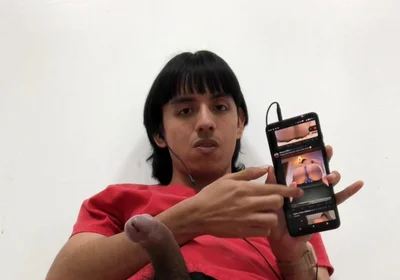 Hairy Latino Man Jerks off in His Workplace