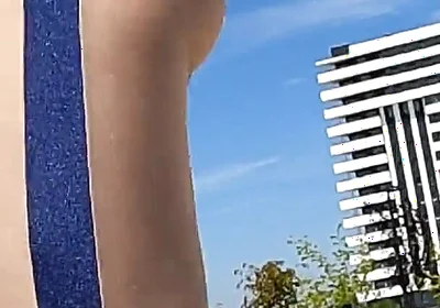 A Street Gym Gives Me Ideas for Fucking Positions. How Horny I Ended up!