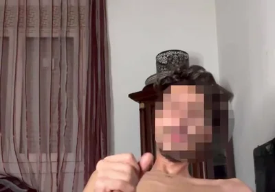 Skinny Twink Strokes His Hung Cock