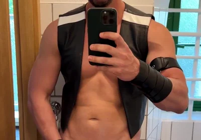 Getting ready for my next scene