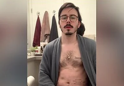 Bulging In My Robe And Jerking Off