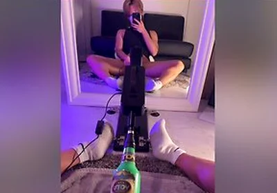 Japanese Boy Fap With Piston Machine