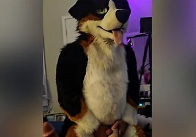 Lewdmindedlynx Helps Angrybarks Through His Rut Week Cums Inside And On His Feet Paws