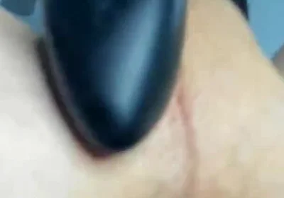 Young Boy Fucks Himself with All His Might with Huge Dildo