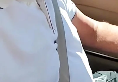 Sucking Big Dick Stepdaddy Jay Taylor in Car and Park