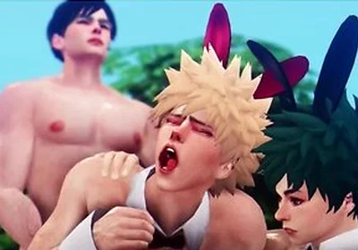 Car Toon - Heros Egg Hunt - Ida X Midoriya X Bakugo - My Hero Academia 3d Animation Parody