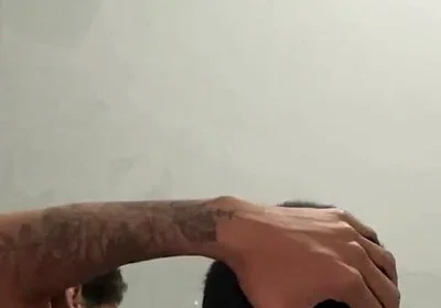 Two Naughty Young Men Making Out and Showing on the Webcam