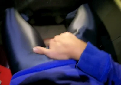 I Cum in Supertight Leggings on the Bus Getting Back From Training