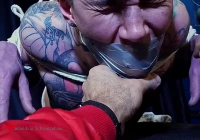 Nicky Predicament Bondage with Socks Gagging