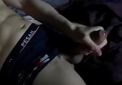 Lonely night masturbation