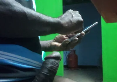 Indian Tamil Mature Man Mastrubation on the Chair