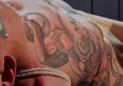 Nicky Tape Gagged and Rope Bondage