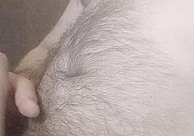 Hairy Gay Uncut Cock Masturbation and Cumshot