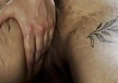 Oiled Massage Spreads Bear Cheeks, Slow Handjob Tease