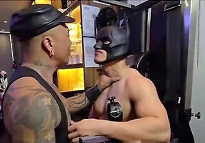 Gives Bound Mask Man Wild Bondage Orgasms