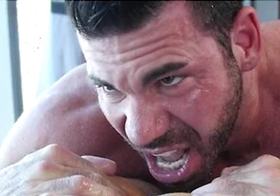 Lucan Leon And Billy Santoro In Muscle Stud Crushes Hairy Jocks Guts