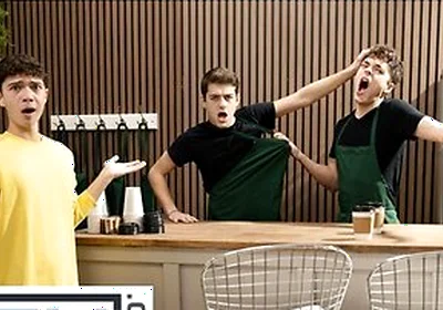 Men - Sam Ledger Wants A Coffee But Ends Up Taking Joey Millss Cock In His Mouth