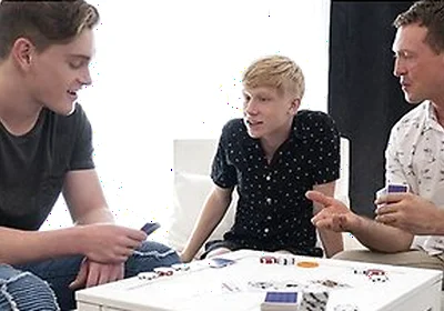 Tiny Boy Caleb Anthony Gives Up His Tight Hole To Big Stepbrother And Horny Stepdad