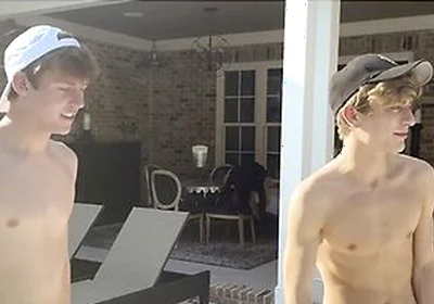Bored Stepbrothers Jesse Bolton & Jack Bailey Get Wild While Cleaning The Pool