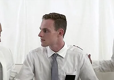 President Lee - Two Kinky Bishops Lee And Davies Take Turns Stuffing Young Mormon Boy Boon
